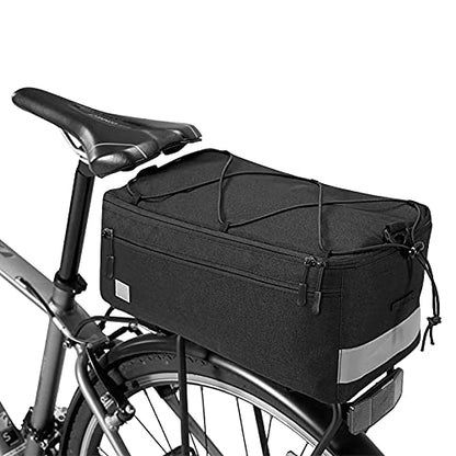 Bicycle Rack Rear Carrier Bag 8L Large Capacity