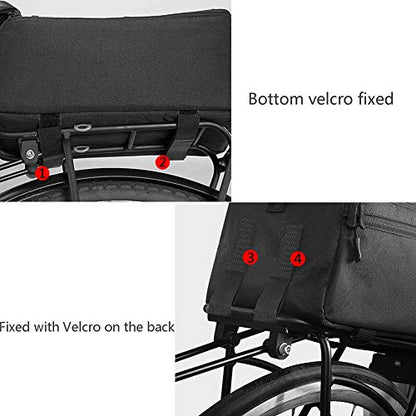 Bicycle Rack Rear Carrier Bag 8L Large Capacity